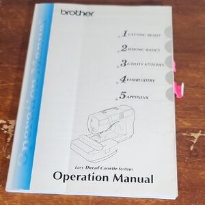 Brother Operation Manual Easy Thread Casswt System